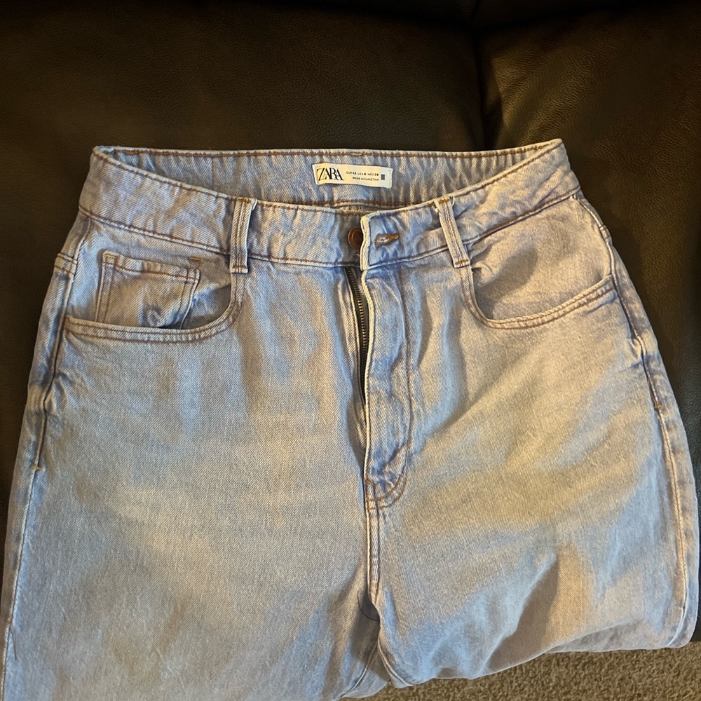 Zara Light Blue Denim Jeans